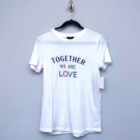 Halogen Together We Are Love Short Sleeve T-Shirt - Picture 1 of 5